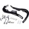 Set protectii maini aluminiu si plastic, culoare negru, pentru ghidon de 22mm Cod Produs: MX_NEW AW5241B
