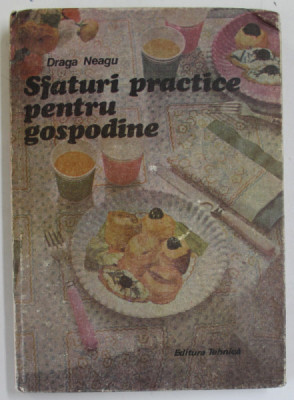 SFATURI PRACTICE PENTRU GOSPODINE de DRAGA NEAGU , 1987 foto