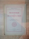 BULE DE AUR SIGILATE DELA DOMNII TARII ROMANESTI SI AI MOLDOVEI de CONSTANTIN MOISIL , Bucuresti 1925