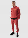 Cumpara ieftin Pantaloni jogger de trening pentru bărbați - culoarea coral, 4F Sportswear