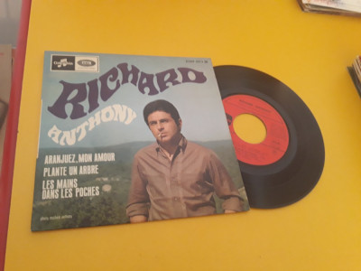 VINIL RICHARD ANTHONY-ARANJUEZ/MON AMOUR DISC COLUMBIA STARE EX 1967 foto