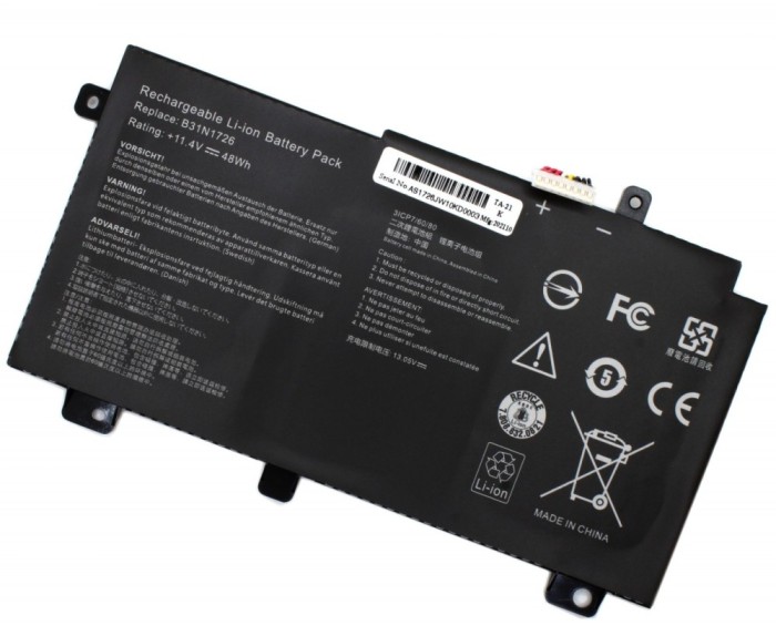Baterie AsusFX80G 48Wh, FX80GD 48Wh, FX80GE 48Wh, FX80GM 48Wh, FX86 48Wh, FX86FE 48Wh, FX86FM 48Wh, TUF