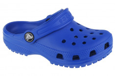 Papuci flip-flop Crocs Classic Clog Kids T 206990-4KZ albastru foto