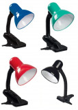 Cumpara ieftin Lampa de birou cu clema universala de prindere 40W,soclu bec E27 - Multicolor, Dactylion