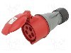 Conector alimentare AC, IEC 60309, IP44, 32A, 460V, 5 pini, AMPHENOL - 2CMA102054R1000