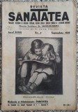 Revista Sanatatea// nr. 7, anul XXXIX, septembrie 1939