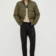 G-Star Raw geaca barbati, culoarea verde, de iarna