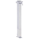 Cumpara ieftin Coloana de apa de gradina, 40 cm, otel inoxidabil, patrat