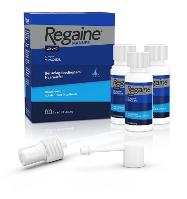 Minoxidil Regaine 5%, 3 Luni Aplicare, Tratament Pentru Barba/Scalp foto