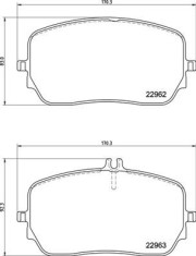 BREMBO P 50 149 PRIME LINE set placute frana,frana disc foto