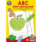 Carte de colorat cu activitati in limba engleza si abtibilduri ABC, orchard toys