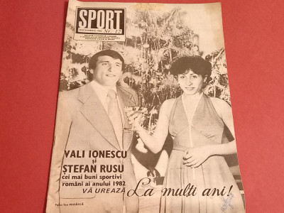 Revista fotbal - SPORT nr. 12 / decembrie 1982 (U Craiova, Romania) foto