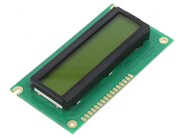 Afişaj LCD Alfanumeric 16x2 Galben-Verde
