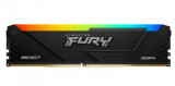 Cumpara ieftin Memorie Kingston Fury Beast RGB Intel XMP 2.0, 8GB, DDR4-2666, CL16