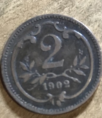 MNDSTR AUT24 Austro-Ungaria 2 hellar 1902 foto