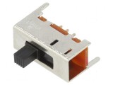 Comutator glisant Poz 3 SP3T 0,3A/125VAC ON-ON-ON THT 100m&Omega;