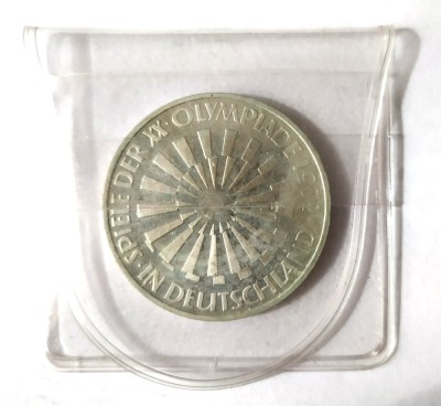 GERMANIA 10 MARCI 1972 D A XX A OLIMPIADA IN BLISTER AUNC UNC foto