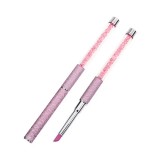 Instrument pentru &icirc;mpingerea cuticulelor cu v&acirc;rf mineral - roz, INGINAILS