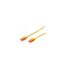 Patch cord Cat 5e, U/UTP, conexiune 1:1, 2m, DIGITUS - DK-1512-020/Y