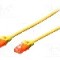 Patch cord Cat 5e, U/UTP, conexiune 1:1, 3m, DIGITUS - DK-1512-030/Y