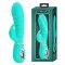 Vibrator Rabbit Prescott, Verde, 20 cm