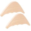 Set 2 Pernute Antialunecare din Spuma EVA, Pentru Degete,Reutilizabile si Ajustabile, pentru Protectia Incaltamintei prea Mari, 3.3 x 7 cm, Grosime 1.