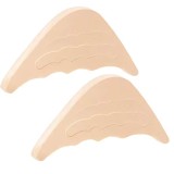 Cumpara ieftin Set 2 Pernute Antialunecare din Spuma EVA, Pentru Degete,Reutilizabile si Ajustabile, pentru Protectia Incaltamintei prea Mari, 3.3 x 7 cm, Grosime 1.