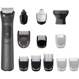 Aparat de tuns multifunctional 13 in 1 Multigroom Series 7000 MG7920/15, acumulator, autonomie 120 min, Negru