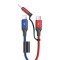Cablu Date si Incarcare USB la Lightning - USB la MicroUSB Joyroom S-M376, 1.3 m, Multicolor