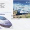 C12 - FDC Romania - Trenuri moderne - colita - LP1632 - 2004
