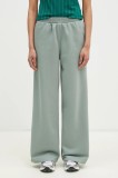 adidas Originals pantaloni de trening Essential culoarea verde, uni, JM1090