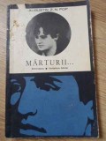 Marturii Eminescu, Veronica Micle - Augustin Z.N. Pop, Editura Tineretului 1967, Biografii