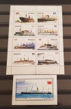 STAFFA SCOTLAND NAVE SI BARCI MINI COALA SI BLOC DANTELAT SI NEDANTELAT MNH