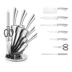 Set cutite, 8 piese, inox, 9-20 cm, Argintiu foto