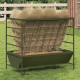 vidaXL Feeder pentru Animale Verde măsliniu 100 x 60 x 90 cm 874658