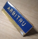 Insigna fotbal Arbitru