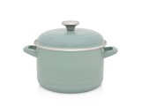 Metalac Oala 4 L cu capac Standard Wave Verde Metalacemail/20 cm/4 L/verde pastel