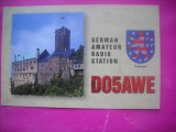 HOPCT 15319 EISENACH / THURINGEN -GERMANIA--CARTE POSTALA RADIO AMATOR / RADIOAMATORI -CIRCULATA