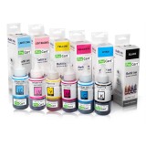 Set 6 culori cerneala refill foto dye pentru epson seria l