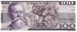 !!! MEXIC - 100 PESOS 1982 - P 74 c - UNC / SERIA VH