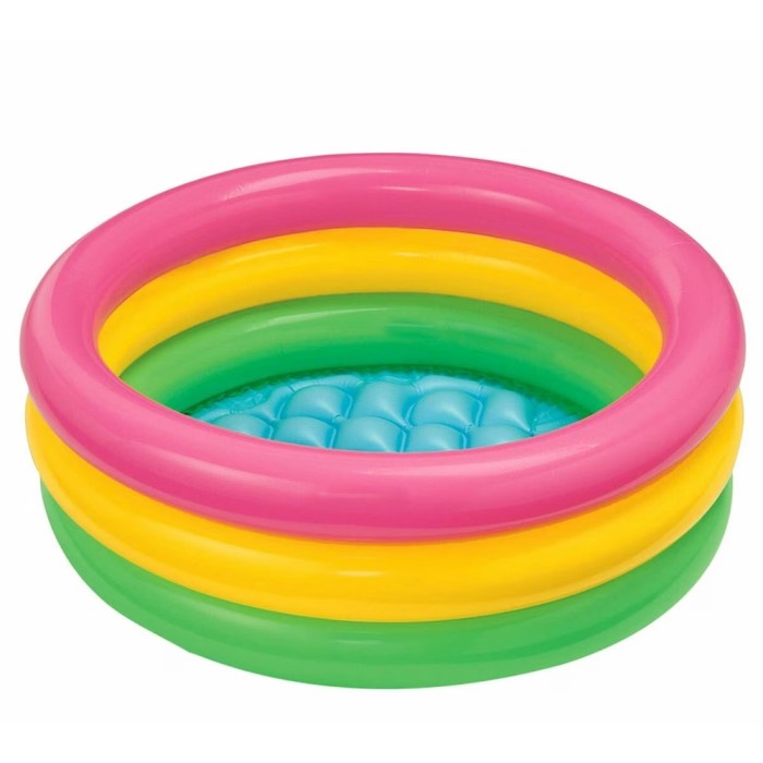 Piscina gonflabila, 168 cm, curcubeu