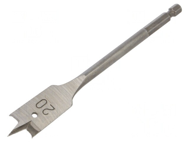 Burghiu Lopată Lemn 20mm 152mm