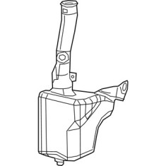 Rezervor spalator parbriz Ram 1500/2500/3500, 01.2018-, fara pompa lichid parbriz, fara spalator far, fara senzor nivel lichid (cu gaura senzor), Rap