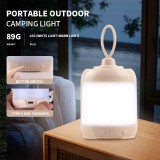 Mini Lampa LED de Camping, Flippy, pentru Aer Liber, Reincarcabila USB Type C, Super Luminos, Lampa de Masa Portabil, Alb