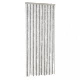 Cumpara ieftin Perdea pentru insecte, gri deschis si alb, 90x220 cm, chenille
