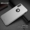 Husa Apple iPhone X, FullBody Elegance Luxury iPaky Argintiu, acoperire completa 360 grade cu folie de sticla