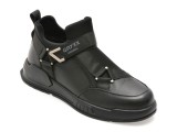 Ghete GRYXX negre, LN55, din piele naturala