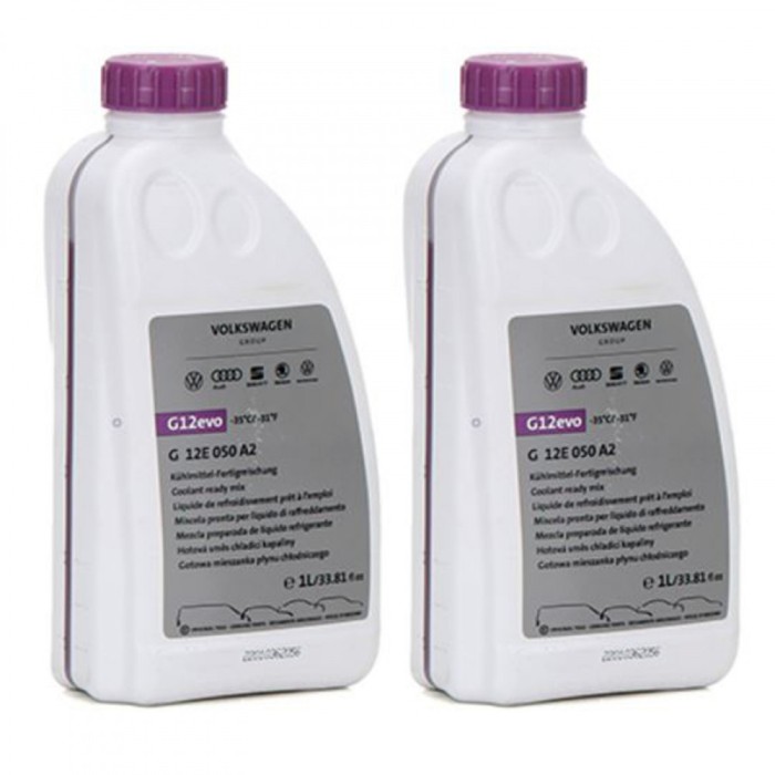 Pachet 2 litri Antigel G12 roz VW TL 774-L preparat -35 grade