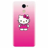 Husa silicon pentru Huawei Enjoy 7 Plus, Cute Pink Catty