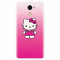 Husa silicon pentru Huawei Enjoy 7 Plus, Cute Pink Catty
